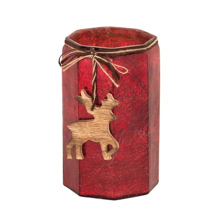 Elk Studio Melrose Hurricane, Antique Red Artifact 209031